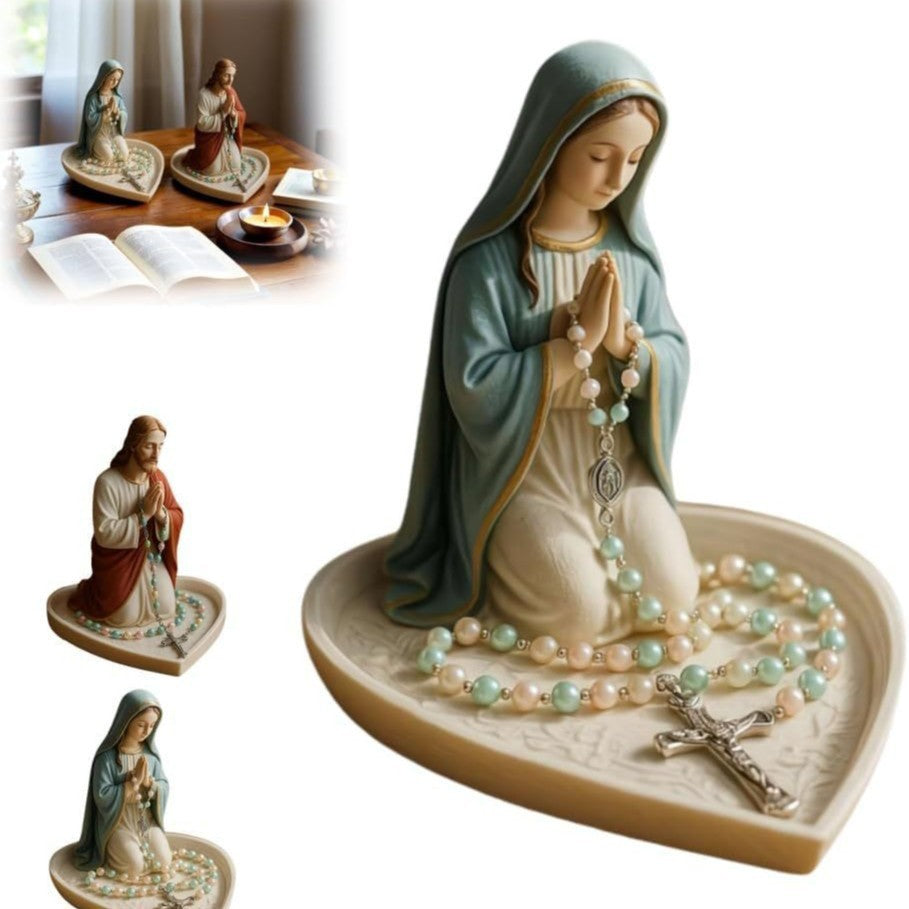 (🎄Early Christmas Sale 35%)🔥Virgin Mary Rosary Holder - ✝️With Necklace